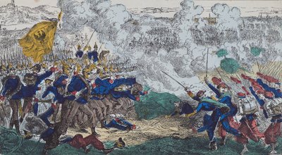 The Battles of Champigny and Villiers-sur-Marne, 30th November 1870 by French School